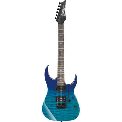IBANEZ GRG120QASPBGD E-Gitarre blue gradation image 1