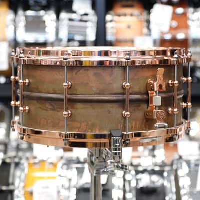 Ludwig 6.5x14" Copperphonic w/ Copper Hardware & Tube Lugs LC663TC image 12