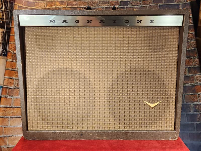 Vintage 1950s Magnatone Model 280 Custom 200 Series 2-Channel 50-Watt 2x12" Guitar Combo image 1
