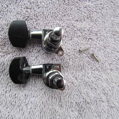 Larrivee Bass Side Tuners Need New Buttons Complete Tuner With Bushing Washer & Mounting Screw For Repair Or Parts image 2