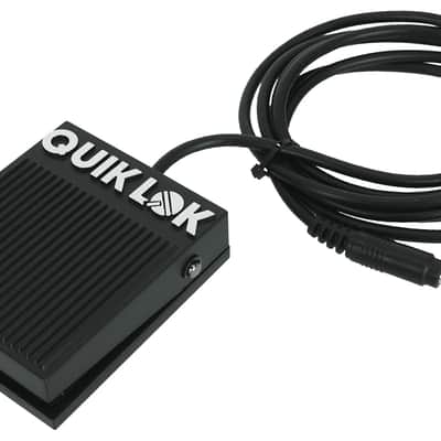 Quik Lok PS-25 Switchable Sustain Pedal Normally Open or Closed Contacts image 1