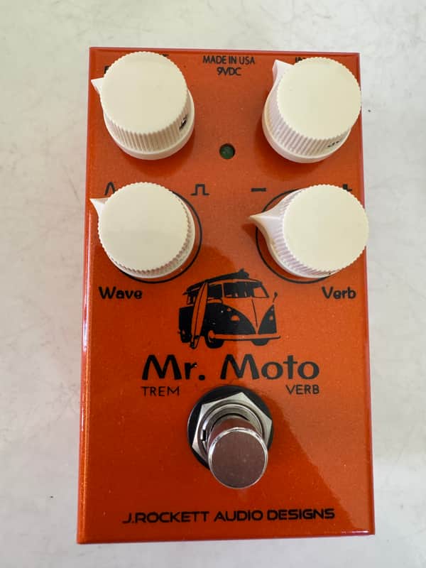 J. Rockett Mr. Moto Tremolo/Reverb Orange image 1
