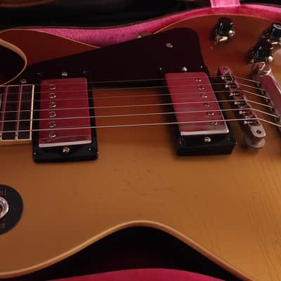 Gibson Custom Shop 1957 Les Paul Goldtop Murphy Lab Light Aged – Dark Back – Black Plastics (2023) image 1