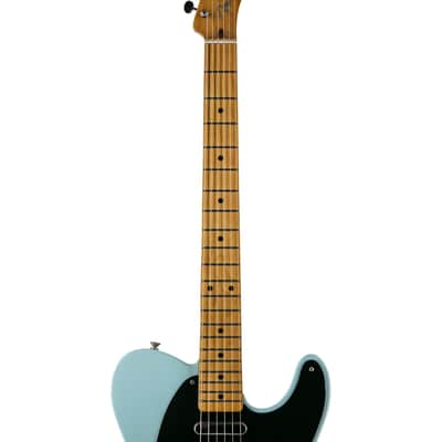 Fender Vintera 50s Telecaster Modified Electric Guitar, Maple Fretboard, Daphne Blue, MX1904XXXX image 6