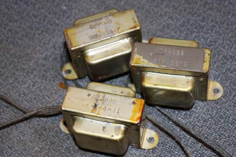 Vintage Original Fender Blackface Silverface Choke Transformers - 022699 - Lot of 3 - No Tariffs image 1