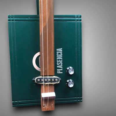 Custom 3-String Fretless Slide Electric Guitar – Plasencia Cigar Box image 1