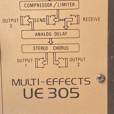 Ibanez UE-305 1980's Compressor/Limiter - Analog Delay - Stereo Chorus image 5