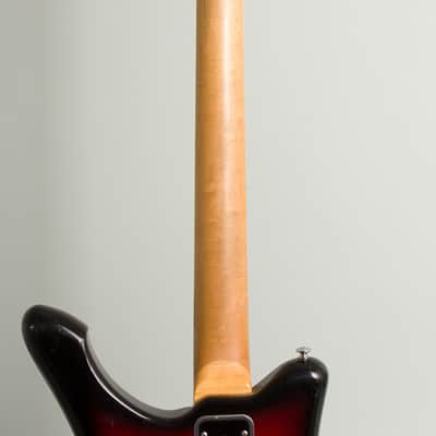 Yamaha SB-5A Solid Body Electric Bass Guitar (1968), ser. #6494, black hard shell case. image 9