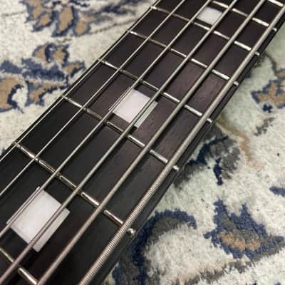 Miura Guitars U.S.A. MB-R 6st Cocopolo Top / Ash Body / Ebony Fingerboard  6 strings Hi-end Bass guitar image 7