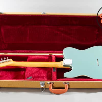2014 Fender Japan MIJ TL62B ’62 Reissue Telecaster Custom Ocean Turquoise Metallic w/ Tweed HSC image 6