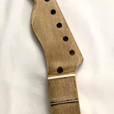 Lefty Reverse Musikraft Telecaster Aged Heavy Relic Tele Guitar Neck Amber Bone Nut Maple Made in USA Custom image 5