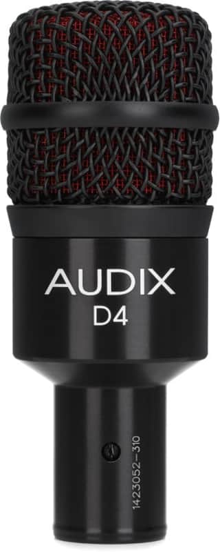 Audix D4 Hypercardioid Dynamic Instrument Microphone (D4Micd1) image 1