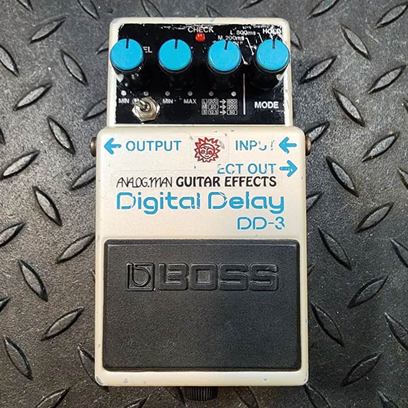 Boss DD-3 Digital Delay with Analogman High Cut Mod 3 Way Toggle Modded Bild 1
