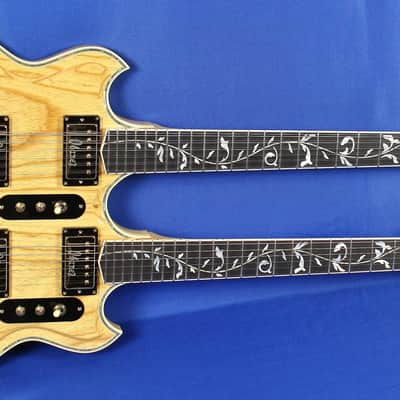 2006 Ibanez Japan 2670 Artwood Twin Neck Double-Neck Electric Guitar #11/45 image 3