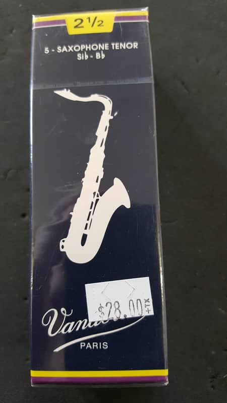 Vandoren SR2225 Traditional Bb Tenor Sax Reeds - Strength 2.5 (Box of 5) image 1