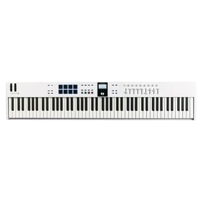 Arturia KeyLab Essential 88 mk3 88-Key USB MIDI Controller Keyboard (White)