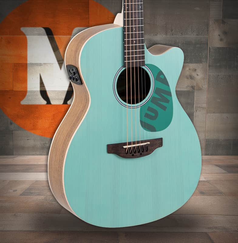 Ovation Applause Jump OM Cutway Electric Celeste (AEO-69-T) image 1