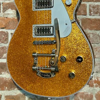 Gretsch G5230T Electromatic Jet FT with Bigsby, Gold Sparkle, Comes Pro Set Up, Help Support Brick & Mortar Music Shops ! image 1