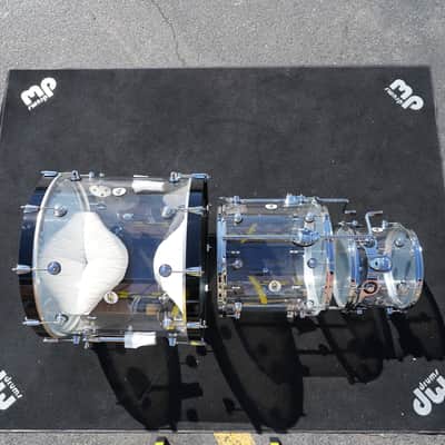 DW Design Series - 3pc Clear Acrylic Shell Pack | 12", 16", 22" image 2
