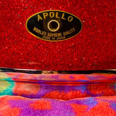 Apollo 5x14 Snare MIJ 60's Red Sparkle image 2