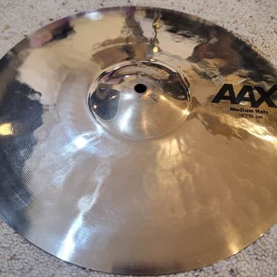 🔔 SABIAN AAX Medium Hi-Hats – Brilliant 14" – Unplayed (Opened Only to Photograph) image 3
