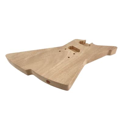 Unfinished Mahogany Electric Guitar Body – HH Routing image 7
