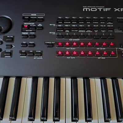 Yamaha Motif XF6 16-Track Production Synthesizer Sampler 2010s - Gray
