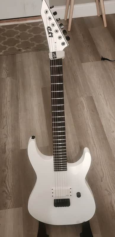 ESP LTD M-HT Arctic Metal 2021 - Present - Snow White Satin