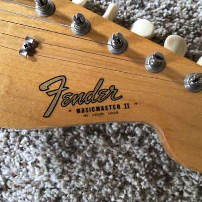 Fender Musicmaster II 1965 - Olympic White (With age related yellowing) image 21