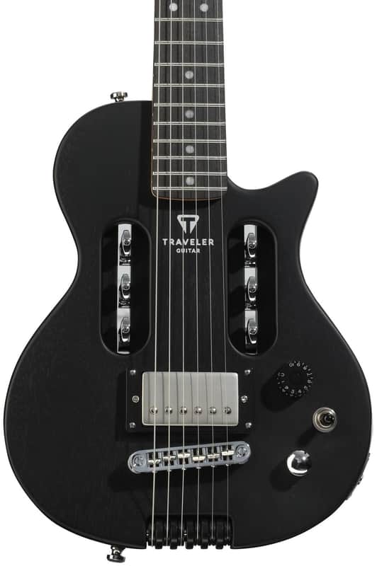 Traveler Guitar EG-1 Mod X Electric Guitar - Black Satin image 1