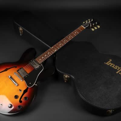 Immagine 2017 Gibson Memphis ES-335 Studio (4-Knob) - Ginger Burst | USA Semi-Hollow Torrefied Maple Fretboard ‘57 Classic Humbucker Bone Nut 3.55kg | CoA OHSC - 25