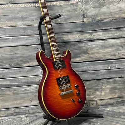 Used Hamer USA 1985 Double Cutaway Sunburst Special Electric Guitar with Hamer Case image 4