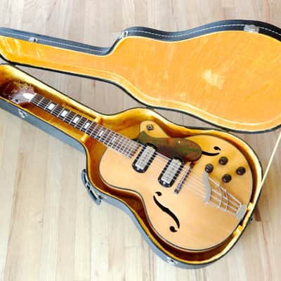 1958 Harmony H62 Espanada Vintage Archtop Electric Guitar w/ Gibson P-13 Pickups 100% Original w/ HC image 16