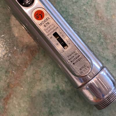 Electro-Voice 676 Dynamic Microphone 1960s - Chrome image 5
