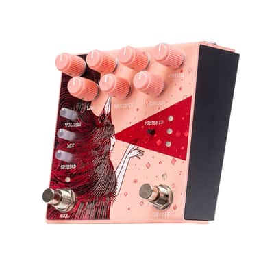 Old Bood Noise Endeavors Dark Star V3 Stereo Reverb Pedal - Pink image 3