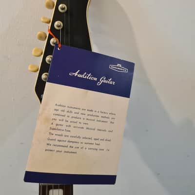 Teisco Audition 1960s Closet Classic near mint time warp condition - Dark Red burst image 4