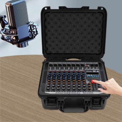 8-Channel Bluetooth Live Studio Audio Mixer – USB Mixing Console with Phantom Power & DSP image 8
