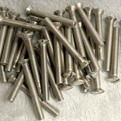 Vox Reproduction Proper Thread Oval Head 1960's JMI Type Amp Cabinet Screws Lot of 40 image 1