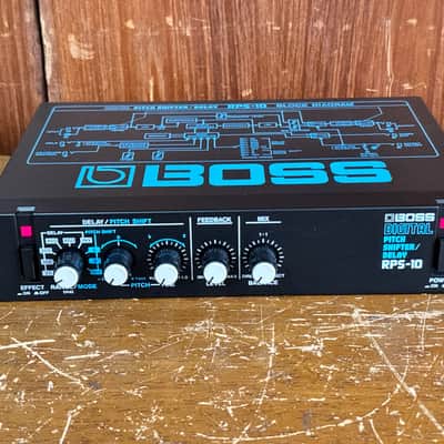 BOSS RPS-10 RPS10 Digital Pitch Shifter/Delay Rare black panel Vintage micro rack image 2