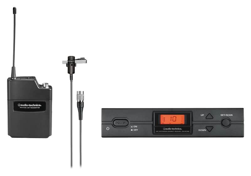 Audio-Technica ATW-2129CS Wireless System - Receiver, Transmitter & Lavalier Mic image 1