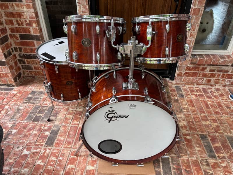 Gretsch 1979 Drop G Walnut 24-13-14-18 Drum Set image 1