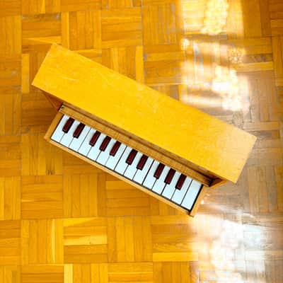 Legendary Antique Michelsonne Paris Wooden 25-Keys Upright Real Toy Piano made in France in 1950s! image 16