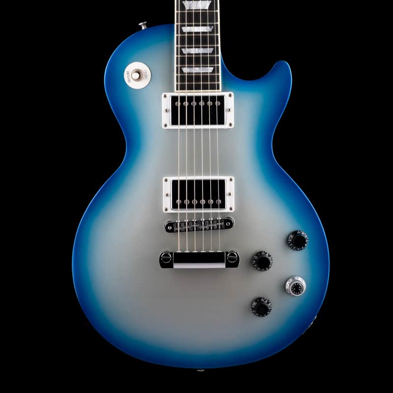 Pre-Owned 2007 Gibson Les Paul Robot Guitar Limited Edition 1st Run Blue Silver Burst With OHSC image 1