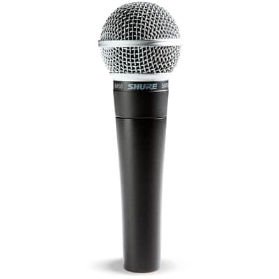 Shure SM58 Cardioid Dynamic Vocal Microphone - Black/Silver