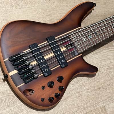 Ibanez SR1356B-DUF Premium Soundgear 2023 - Present - Dual Mocha Burst Flat image 2