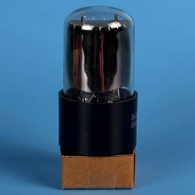 1958 General Electric 6SN7GT vintage Grey Plated Vacuum Tube! Tests Good! T576 image 4