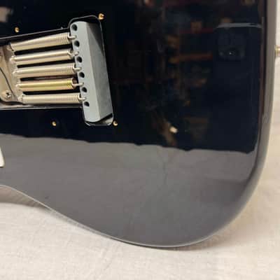 Fender ST-57 ST57 Stratocaster Guitar with Custom-ordered preamp - MIJ Made In Japan 1993 - 1994 - Black / Maple neck image 11