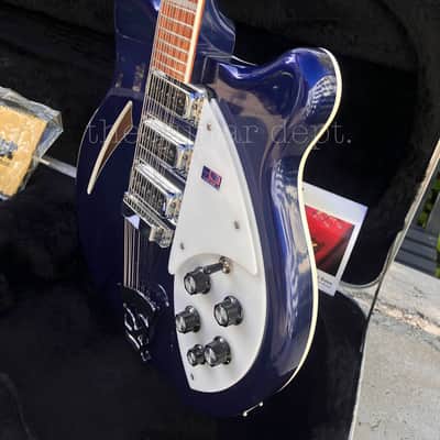 ♚TIMEWARP♚RARE♚2009 Rickenbacker 370-12 String ♚ MIDNIGHT BLUE ! ♚360♚£80 SETUP♚ image 15