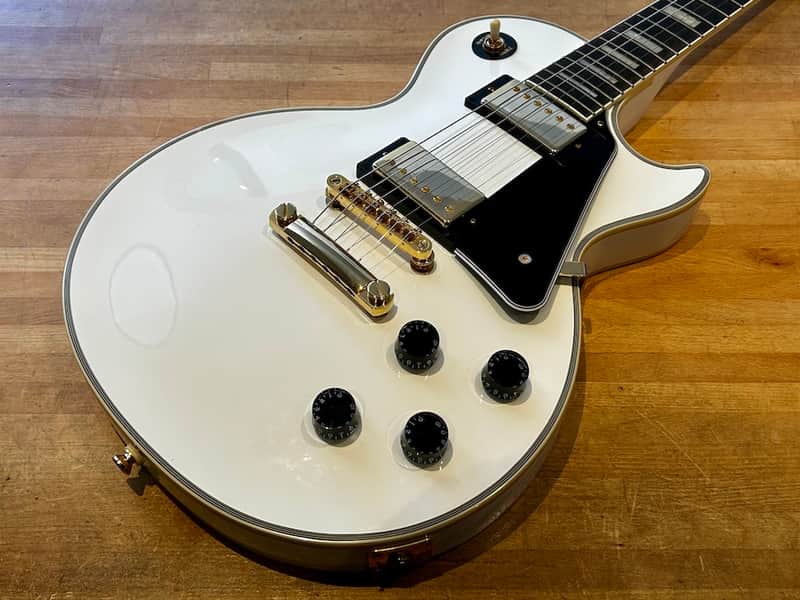 Epiphone Les Paul Custom 2024 - Alpine White + Gigbag image 1