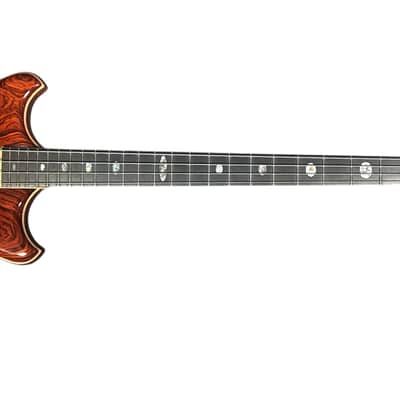 Alembic Stanley Clarke Sign Deluxe, Cocobolo / Ebony / Green and Amber LED's  9.8 LBS *IN STOCK* image 11